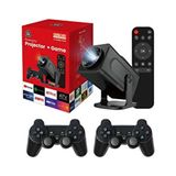 Xira Projeksiyon Cihazı 4K Projektör+Oyun 2in1 Pro Projektör HY320 - Siyah