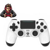 Xira Ps4 Uyumlu Kol Wireless Bt Kablosuz Oyun Kolu Joystick Tablet Telefon Pc Uyumlu Titreşimli Oyun Kolu - Beyaz