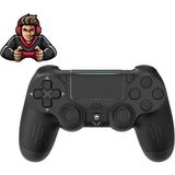 Xira Ps4 Uyumlu Kol Wireless Bt Kablosuz Oyun Kolu Joystick Tablet Telefon Pc Uyumlu Titreşimli Oyun Kolu - Siyah
