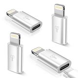 xiwxi 4 Paket USB C Yıldırım Adaptörü, Destek Ses/OTG, 20W PD Hızlı Şarj ve Veri Aktarımı iPhone 14 13 12 Pro Max/iPad Hava/Airpods, Nintendo Anahtarı, Kulaklıklar, iOS Cihazı