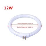 Xiyu Shop 12W Beyaz Küçük Masa Lambaları Ampul Floresan Halka Lamba Halka Şeklindeki Tüpler Anti-Dört Pinli Büyüteç Işık 110V ve 220V T4 11W 12W (Yurt Dışından) - 1 - 10 W