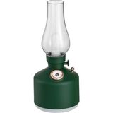 Xiyu Shop Yeşil Retro Kamp Feneri Kablosuz Hava Nemlendirici Işık USB Şarj Edilebilir Gece Lambası Mist Maker Ev Için LED Lamba Kamp Malzemeleri (Yurt Dışından) - Beyaz