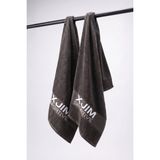 Xjim 2'li %100 Pamuk Spor Sporcu Havlusu Fitness Antrenman Gym Golf Boks Havlusu Ter Emici 30X100 - Antrasit - 30 x 100 cm