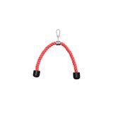 XJIM Profesyonel Kırmızı Triceps Halatı 80 Cm Kanca Hediyeli