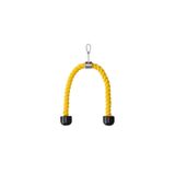 XJIM Profesyonel Sarı Triceps Halatı 80 cm Kanca