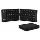 Xkin Xkın XK-KB07 Katlanabilir Bluetooth Klavye Kablosuz Şarjlı Telefon Tablet Uyumlu Mini Klavye Siyah