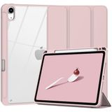 Xkladz iPad Air 11" M2 (2024) / iPad Air 5. / 4. Nesil (2022/2020) 10,9 inç için Kılıf, Kalem Tutuculu Protetive Kılıf, Stand Şeffaf Arka Kapak, Otomatik Uyku/Uyandırma, Sevimli Pembe