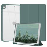 Xkladz iPad Air 3. Nesil ile Uyumlu Kılıf, iPad Pro 10,5 inç 2017 Kalem Tutuculu Kılıf, iPad Air 3. Nesil 10,5 inç 2019 için Stand Şeffaf Arka Kapak, Otomatik Uyku/Uyanma, Koyu Yeşil