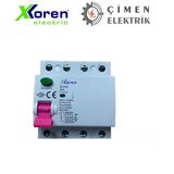 Xkoren 4X25 30Ma 6Ka Monofaze Kaçak Akım Rölesi Xkr64p-30-25