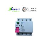 Xkoren 4X63a 300Ma 6Ka Kaçak Akım Rölesi Xkr64p-300-63