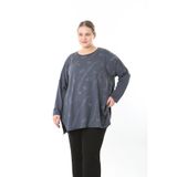 XL Modam KADIN LİKRALI VİSKON TAŞLI BÜYÜK BEDEN TUNİK