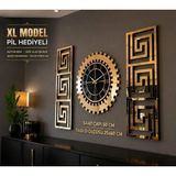 XL MODERN AYNA PLEKSİ DUVAR SAATİ DUVAR DEKORU 3 LÜ SET
