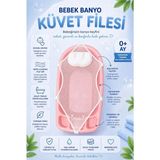 XL Pembe Bebek Küvet Filesi – Tüm Küvetlere Uyumlu, Esnek ve Kolay Takılan Güvenli Banyo Yardımcısı