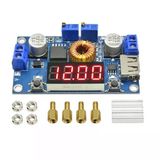 Xl4015 75W 5A Dc-Dc Voltmetre Ekranli (4Digits) Voltaj Dusurucu Modul(Usb Cikisli)