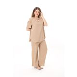 xlargebutik VİZON AYROBİN KUMAŞ LİKRALI RAHAT TAKIM