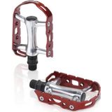 XLC PD-M15 Bilyalı Alüminyum MTB Kırmızı Bisiklet Pedalı