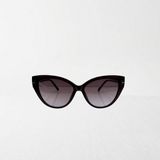 Xline MOD.549 C.14 Bordo / Mürdüm Kedi Gözü (Cat-Eye) Asetat Kadın Güneş Gözlüğü