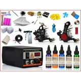 Xline Tattoo Xl-3499 - 2 Makineli Büyük Boyalı Dövme Makinesi Seti
