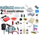 Xlinetattoo Makinasız Dövme Seti - Dövme Makinası Olanlara Ekipman Yenileme Fırsatı - LX01