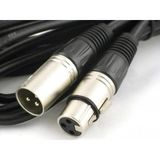 Xlr Erkek - Dişi Siyah Kablo 10 Metre