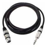 Xlr Kablo Dişi-6.3mm Stereo Jak 1 m - 3 m - 5 m - 10 m - 15 m - 20 m