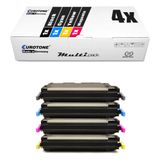 XLsatz “ Siyah Menekşe Mor Sarı“HP Q6470A A Q7581 A Q7582A A Q7583A AA Alternatif” HP Color LaserJet 3800 3800 N 3800DN 3800DTN + CP3505 CP3505 N CP3505dn CP3505X 4A Eos Yeniden üretilmiş toner XXL Seti