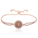 XMARKETTR 925 Ayar Gümüş Rose Kıtmir Bileklik