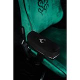 XMAX Churchill 3D Koltuk Kol Pedi Kadife Kumaş 32 DNS Yoğun Sünger Siyah (Ergonomik Kol Destek)