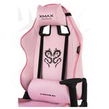 XMAX / Rio Balerion Terletmez Kadife Kumaş Pembe Gaming Oyuncu Koltuğu / 120 Kg Taşır