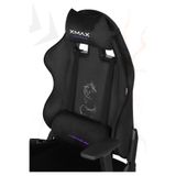 Xmax / Rio Balerion Terletmez Kadife Kumaş Siyah Gaming Oyuncu Koltuğu / 120 kg Taşır
