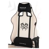 XMAX / Rio Plus Balerion Terletmez Kadife Kumaş Beyaz Gaming Oyuncu Koltuğu / 120 Kg Taşır