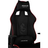 XMAX / Rio Plus Balerion Terletmez Kadife Kumaş Siyah Gaming Oyuncu Koltuğu / 120 Kg Taşır