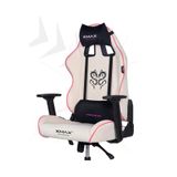 XMAX/Rio Balerion Terletmez Kadife Kumaş Beyaz Gaming Oyuncu Koltuğu / 120 Kg Taşır 23423453453456547456
