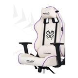XMAX/Rio Balerion Terletmez Kadife Kumaş Beyaz Gaming Oyuncu Koltuğu / 120 Kg Taşır 23454356568453354