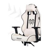 XMAX/Rio Balerion Terletmez Kadife Kumaş Beyaz Gaming Oyuncu Koltuğu / 120 Kg Taşır 345665786758675675