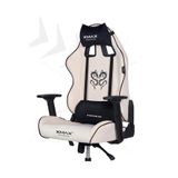 XMAX/Rio Balerion Terletmez Kadife Kumaş Beyaz Gaming Oyuncu Koltuğu / 120 Kg Taşır 4464648483