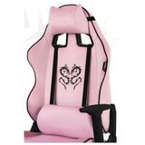 XMAX/Rio Balerion Terletmez Kadife Kumaş Pembe Gaming Oyuncu Koltuğu / 120 Kg Taşır 234537735234234
