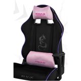 XMAX/Rio Balerion Terletmez Kadife Kumaş Siyah Gaming Oyuncu Koltuğu / 120 Kg Taşır 2345676234234321