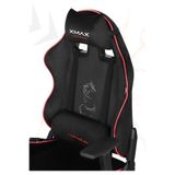 XMAX/Rio Balerion Terletmez Kadife Kumaş Siyah Gaming Oyuncu Koltuğu / 120 Kg Taşır 234675534252342