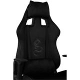 XMAX/Rio Plus Balerion Terletmez Kadife Kumaş Siyah Gaming Oyuncu Koltuğu / 120 Kg Taşır 345676543345674567