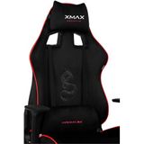 XMAX/Rio Plus Balerion Terletmez Kadife Kumaş Siyah Gaming Oyuncu Koltuğu / 120 Kg Taşır 456432345676543