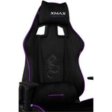 XMAX/Rio Plus Balerion Terletmez Kadife Kumaş Siyah Gaming Oyuncu Koltuğu / 120 Kg Taşır 45676543223456543