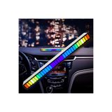 XMOD Araç İçi Rgb LED Çubuk Sese Duyarlı Usb Girişli Şarjlı Değil