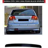 XMOD Honda Civic Vtec 2 Spoiler Piano Black Abs Plastik Bagaj Üstü 2001 2006