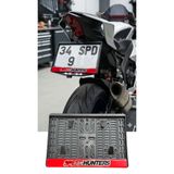 XMOD Motor Plakalık Kırmızı Speed Hunters Motosiklet Plakalık
