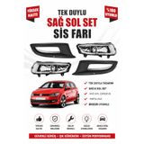 XMOD Polo 6r Sis Farı Set Tek Duylu Sis Farı Ampulsuz 2009 2014