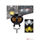 XMOD Sis Farı Motosiklet Off Road 12volt Metal Led Far Çift Renk 1 Adet