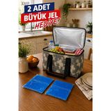 XMP 40 Lt Termal Soğutucu Çanta | Yalıtımlı Piknik, Kamp, Plaj ve Günlük Kullanım Termos Çantası - Mavi