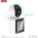 Xo 1080P Wifi Akıllı Güvenlik Kamerası | 360° Ptz, Görüntülü Arama, Gece Görüşlü Ev Kamerası - Beyaz