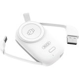 Xo 1200 Mah Apple Watch Akıllı Saat Uyumlu Taşınabilir Wireless Kablosuz Şarj Aleti Powerbank PR225 - Beyaz
